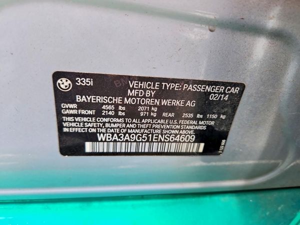 2014 BMW 335 SA