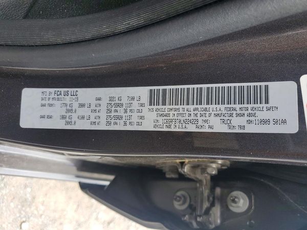2020 RAM 1500 Big Horn, Lonestar
