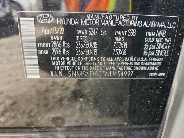 2022 HYUNDAI SANTA FE