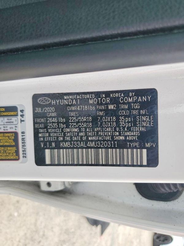 2021 HYUNDAI TUCSON