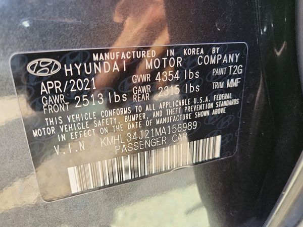 2021 HYUNDAI SONATA Limited