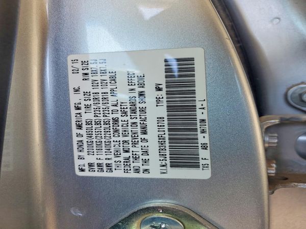 2015 ACURA RDX Technology Package