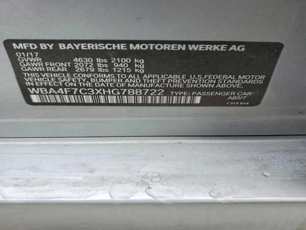 2017 BMW 430I GC