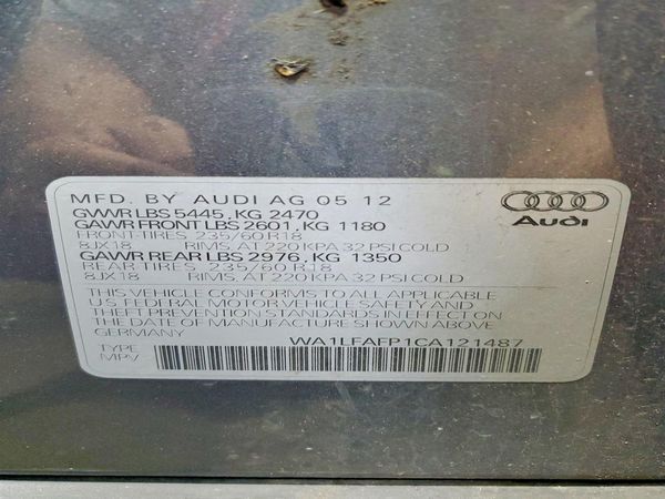 2012 AUDI Q5 Premium Plus