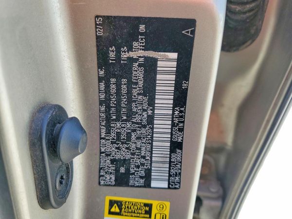 2015 TOYOTA HIGHLANDER Base/Hybrid