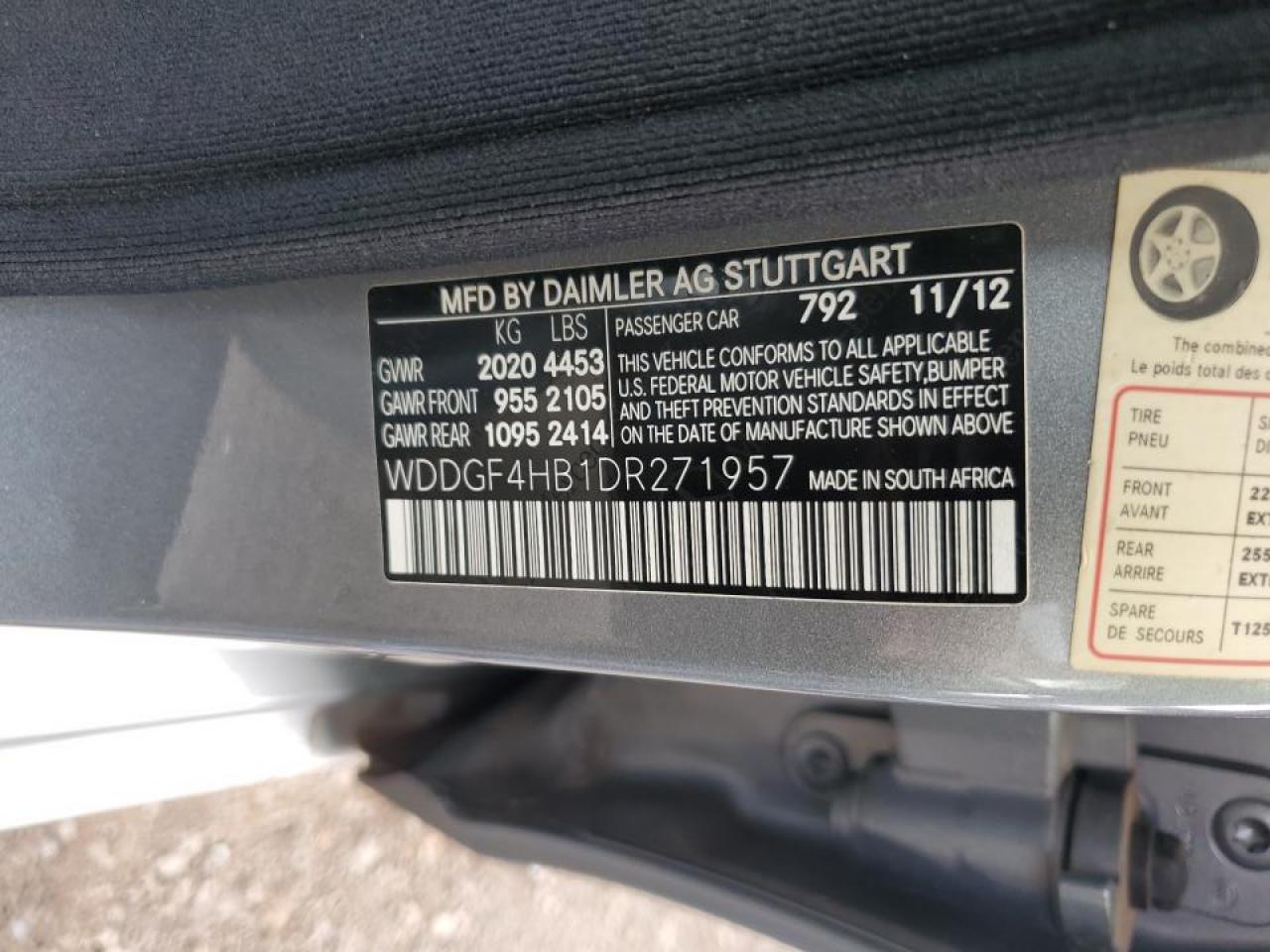 2013 MERCEDES-BENZ C C250