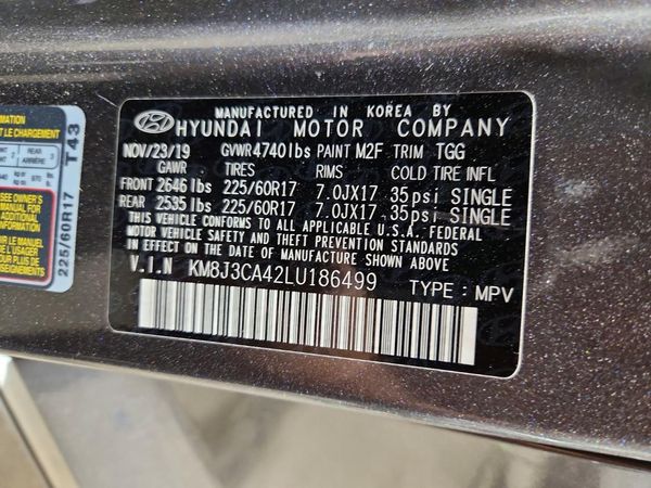 2020 HYUNDAI TUCSON
