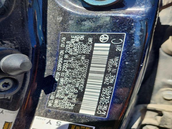 2016 TOYOTA PRIUS