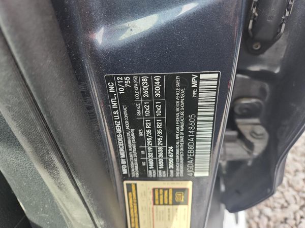 2013 MERCEDES-BENZ ML ML63 AMG 4-MATIC