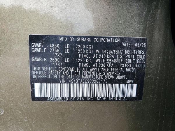 2025 SUBARU OUTBACK Premium