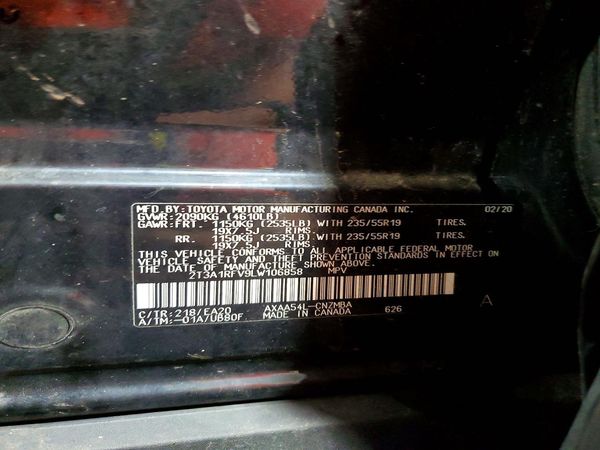 2020 TOYOTA RAV4 XLE Premium