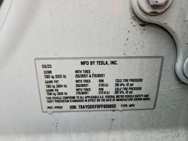 2023 TESLA MODEL Y