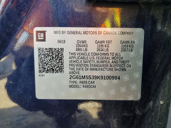 2019 CADILLAC XTS Luxury