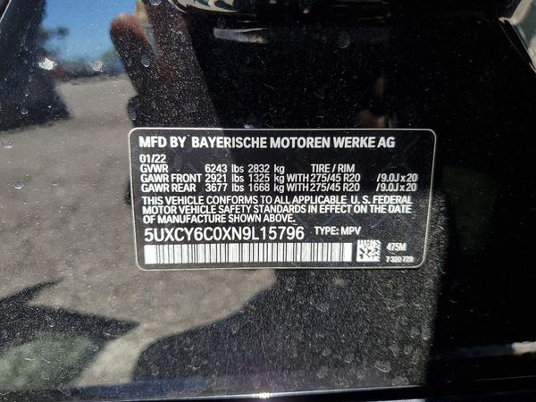 2022 BMW X6 xDrive40i