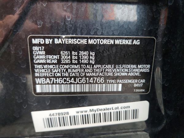 2018 BMW M760 xDrive