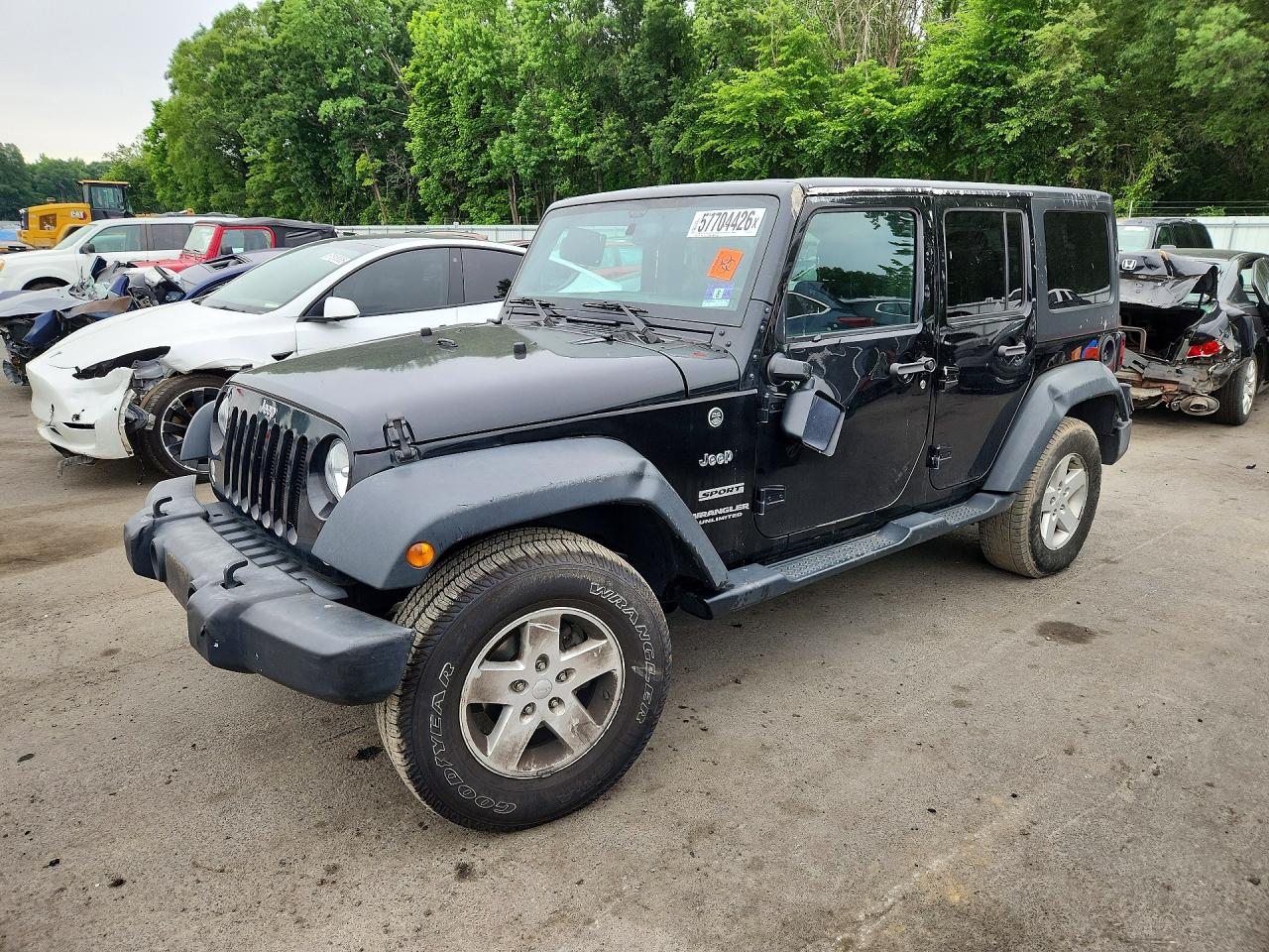 2017 JEEP WRANGLER UNLIMITED SPORT 4X4