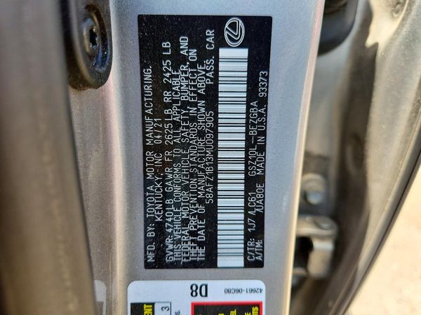 2021 LEXUS ES 350 350 Ultra Luxury