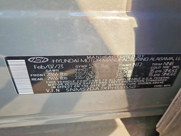 2023 HYUNDAI SANTA FE SEL