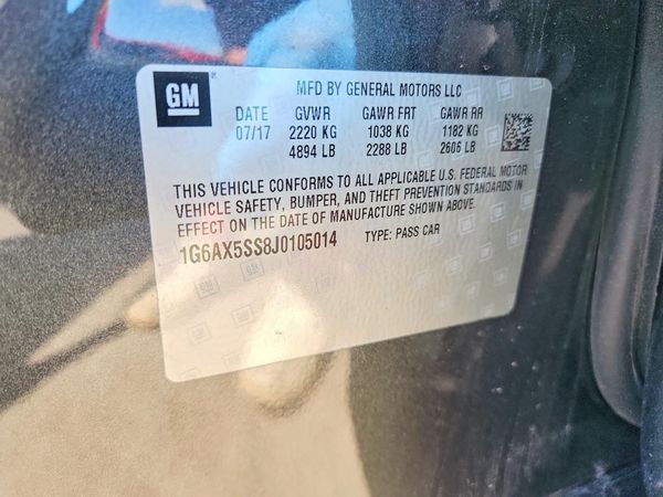 2018 CADILLAC CTS