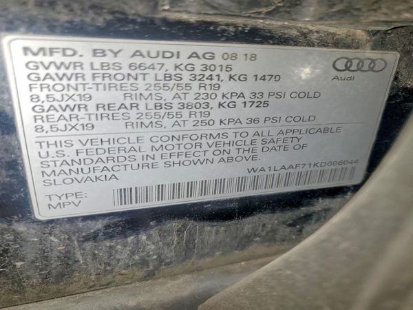 2019 AUDI Q7