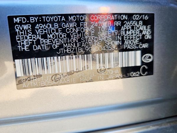 2016 LEXUS GS 350