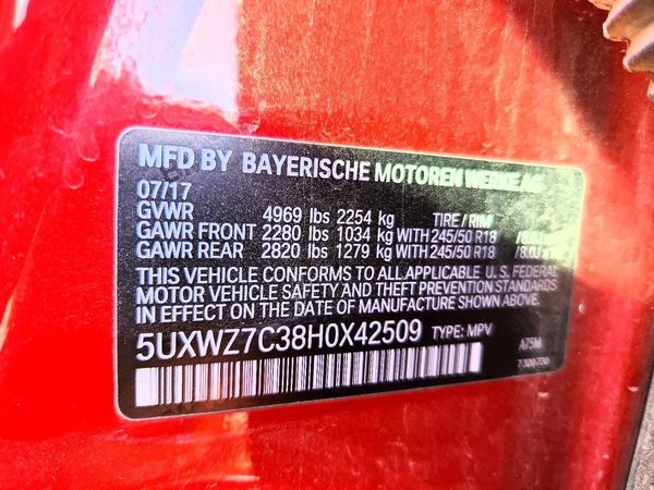 2017 BMW X3 sDrive28i