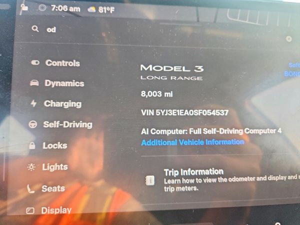 2025 TESLA MODEL 3