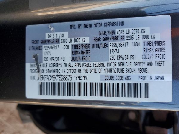 2019 MAZDA CX-5 Touring