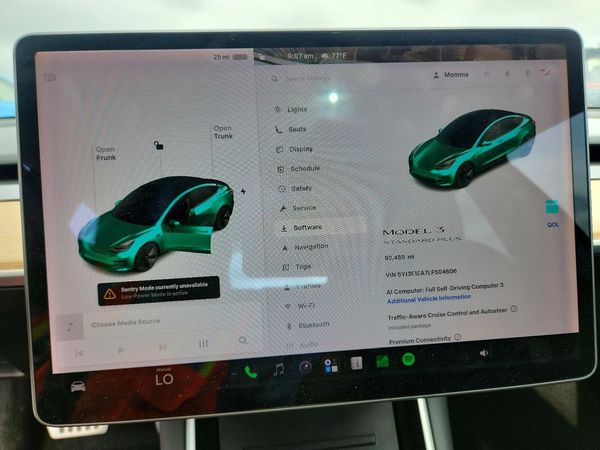 2020 TESLA MODEL 3 — ODOM