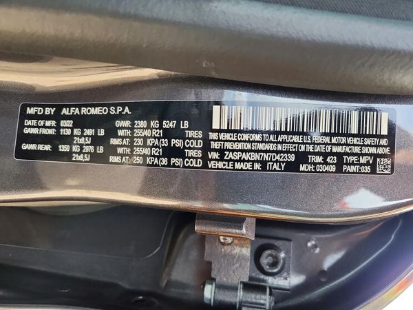 2022 ALFA ROMEO STELVIO TI AWD