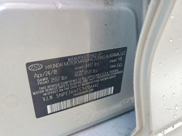2018 HYUNDAI SONATA