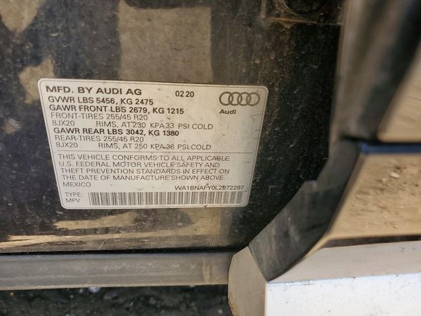 2020 AUDI Q5 quattro Premium Plus