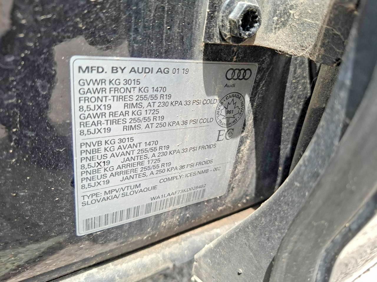 2019 AUDI Q7