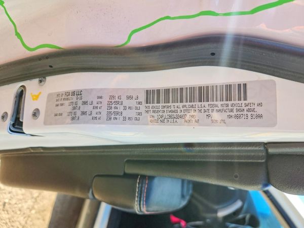 2016 JEEP CHEROKEE Latitude/Longitude/North