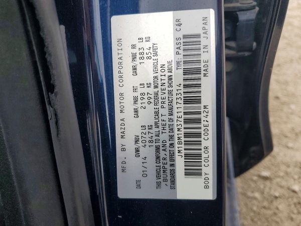 2014 MAZDA 3 Grand Touring/GT