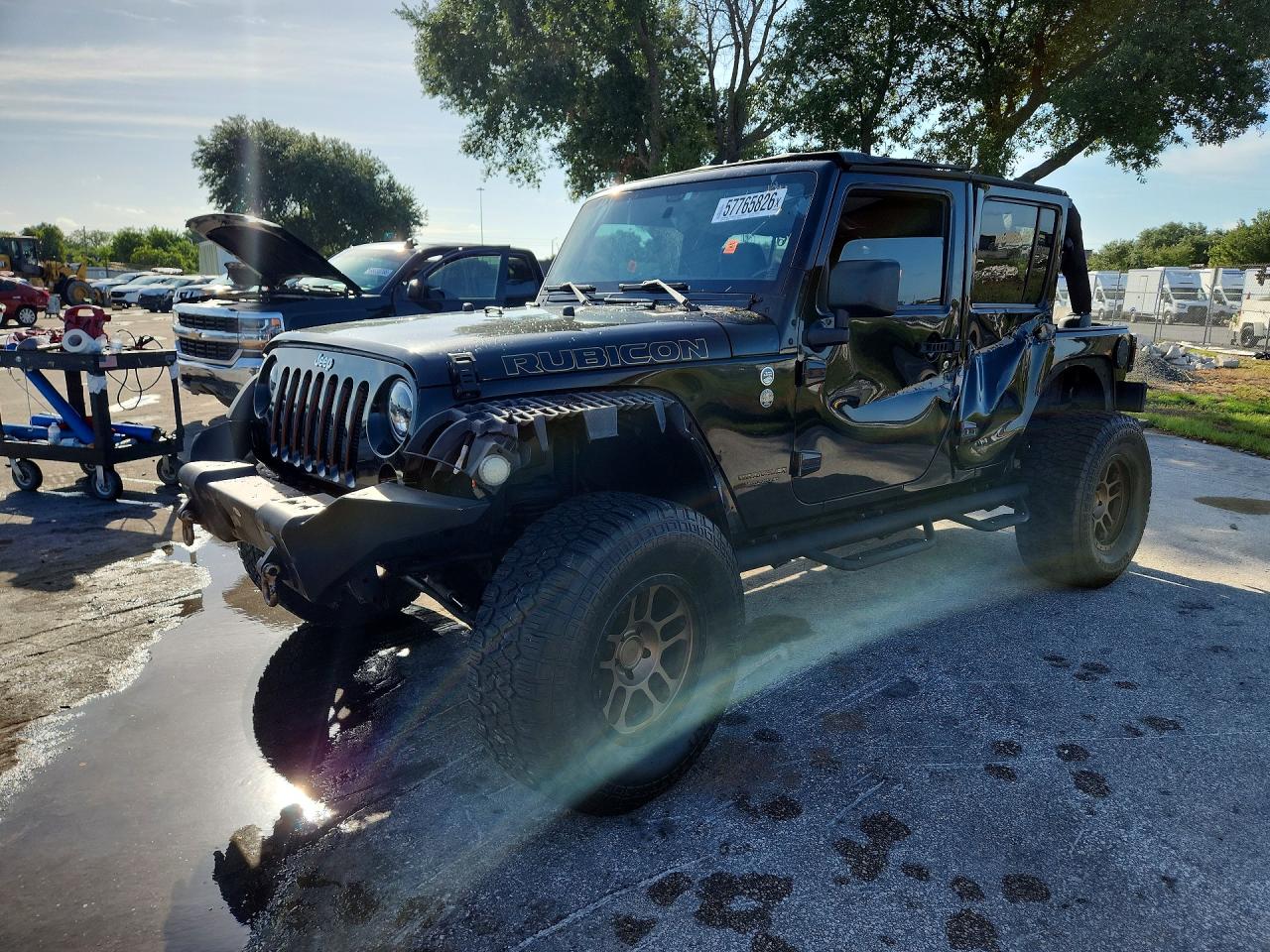 2014 JEEP WRANGLER Rubicon — Front 3/4
