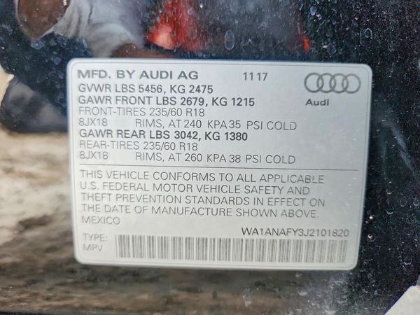 2018 AUDI Q5 quattro Premium