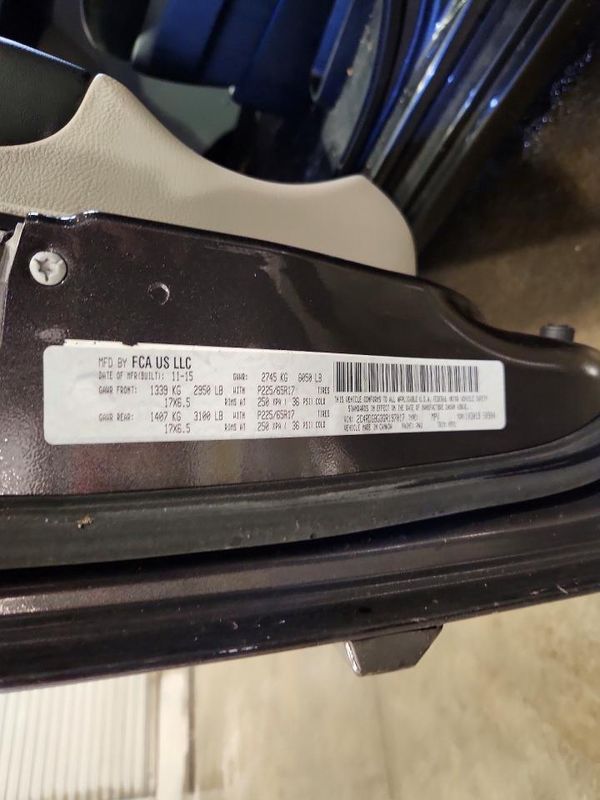 2016 DODGE GRAND CARAVAN SE