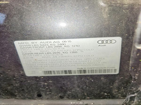 2016 AUDI Q5 quattro Premium Plus