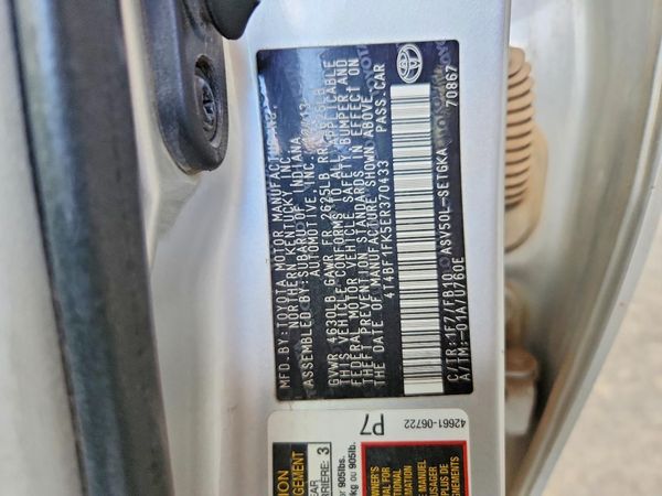 2014 TOYOTA CAMRY