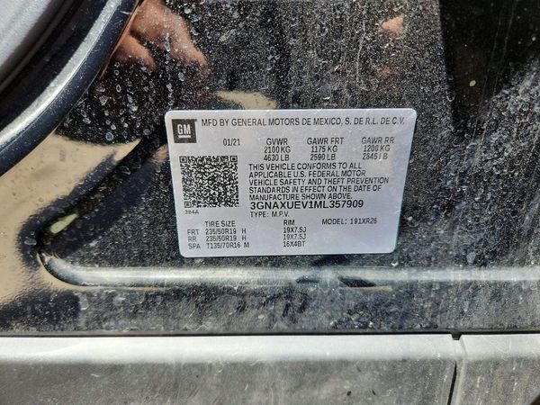 2021 CHEVROLET EQUINOX LT (1LT)