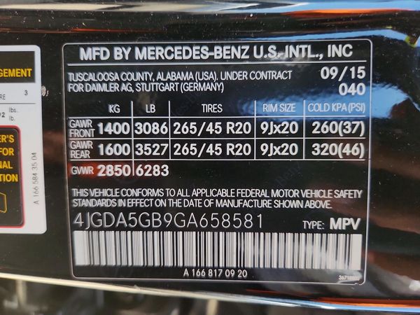 2016 MERCEDES-BENZ GLE GLE400
