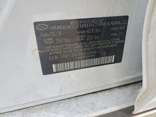 2018 HYUNDAI SONATA