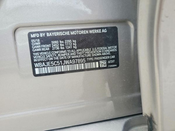 2018 BMW 540