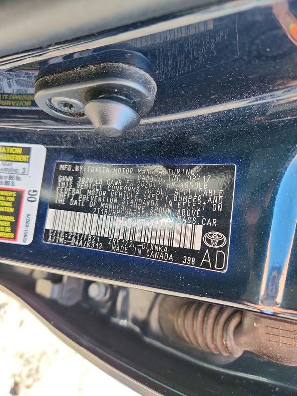 2017 TOYOTA COROLLA