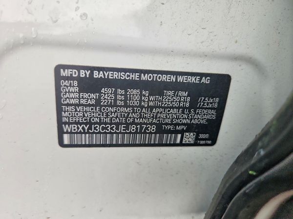 2018 BMW X2 sDrive28i