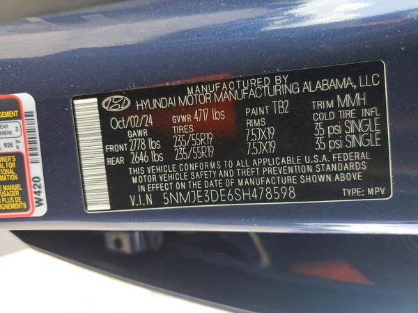 2025 HYUNDAI TUCSON Limited