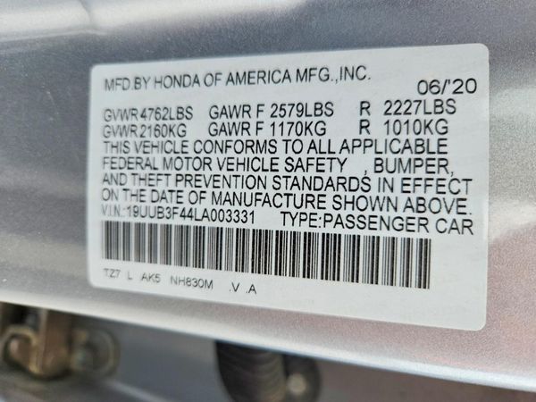 2020 ACURA TLX SH-AWD TECH19 V6