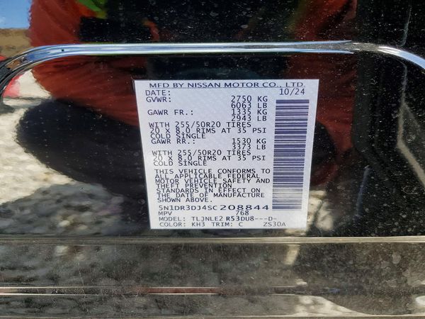 2025 NISSAN PATHFINDER Platinum