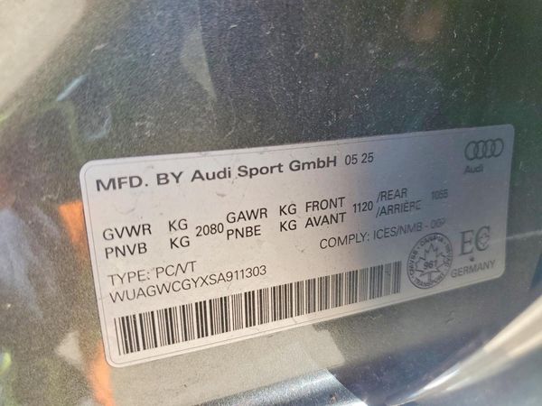 2025 AUDI RS3 quattro